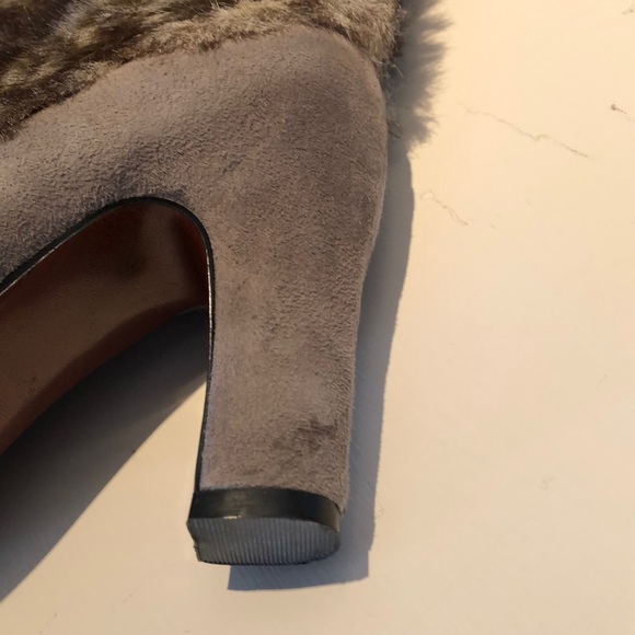 Sz 6 ,BNWOT SamEdelman faux fur real suede boot. - Picture 5 of 7